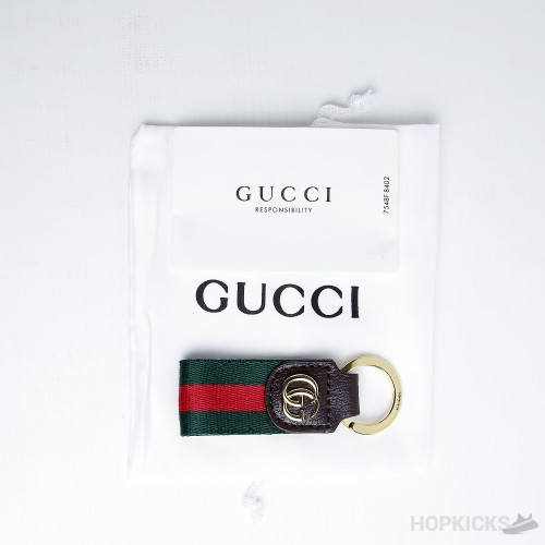 Gucci Ophidia Keychain Green/Red
